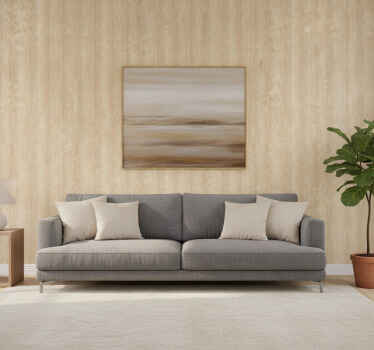 Papier peint rustique imitation pierre beige sable - TenStickers
