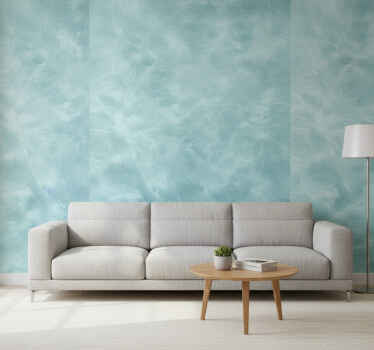 Tapete blau mit wassereffekt-design - TenStickers