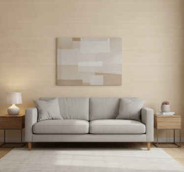 Carta da parati beige color beige - TenStickers