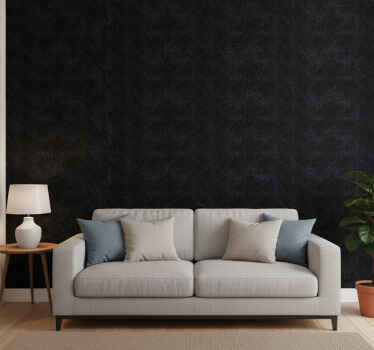 Black wallpaper with fire effect - TenStickers