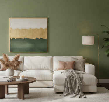 Papel mural verde tonos oliva - TenVinilo