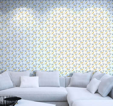 Jemné kvety kvetinové tapety - Tenstickers