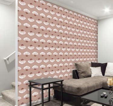 Floral wallpaper in soft floral elegance - TenStickers