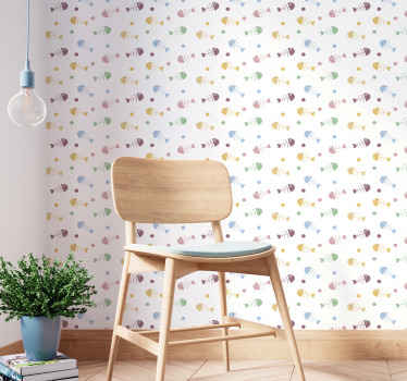 Fiskeben dyr tapet - TenStickers