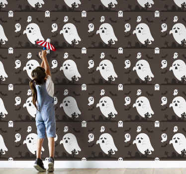 Tapete Halloween gespenstische schrecken - TenStickers