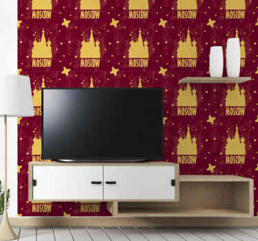 Moscow Landmark Design city wallpaper - TenStickers