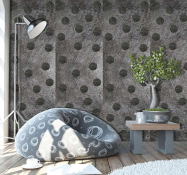 壁纸纹理 抽象圆形图案 - TenStickers