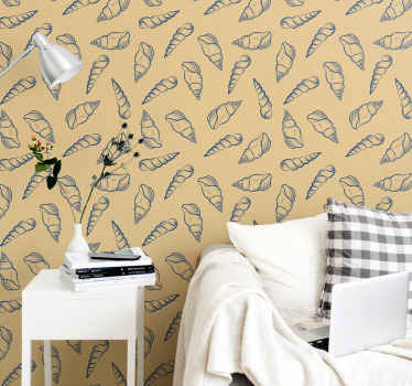 Seashell tiles Shell Wallpaper - TenStickers