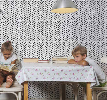 Maľované pásy zvislá tapeta - Tenstickers