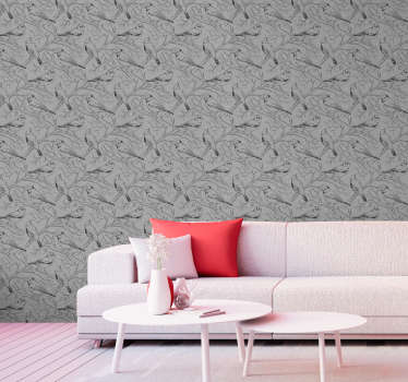 Beton fuglemotiv struktur tapet - TenStickers