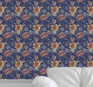 墙纸花卉 植物优雅 - TenStickers