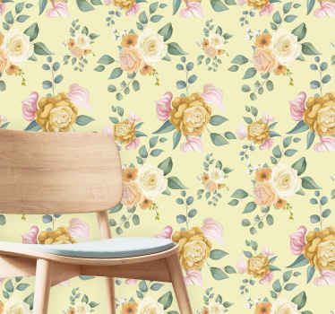 Vintage Wallpaper for your Home - TenStickers