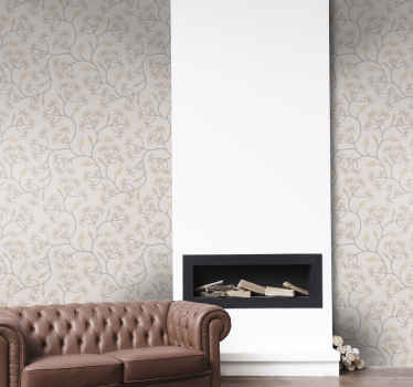 墙纸 花卉观赏 优雅的花卉图案 - TenStickers