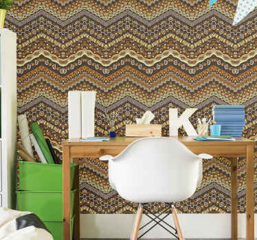 Tapete Kunst ornamentales muster - TenStickers