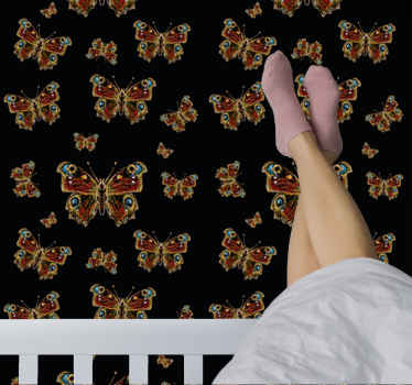 Papel tapiz mariposas colección de mariposas - TenVinilo