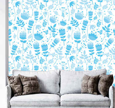 ľudové kvety kvetinové tapety - Tenstickers