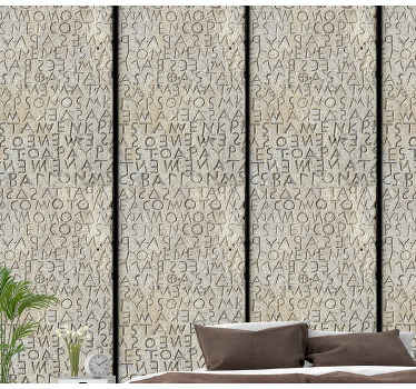 ταπετσαρία γράμμα ελληνικής γραφής - TenStickers