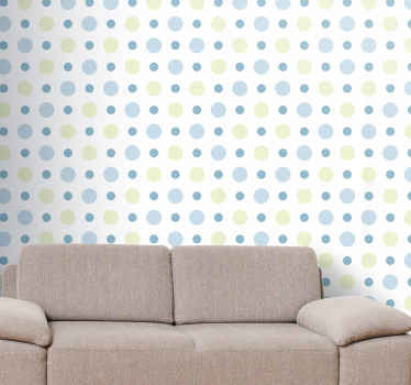 Tapete Kreise gepunktete gelassenheit - TenStickers