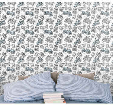 ταπετσαρία εικονογραφήσεων ταξιδιού - TenStickers