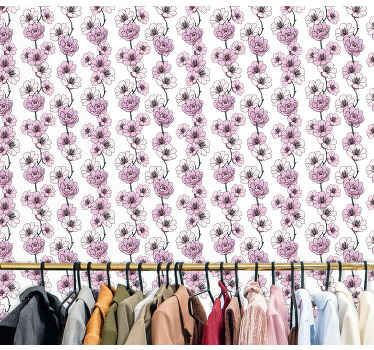 tapety na stenu kvety kvetinové kvety - Tenstickers