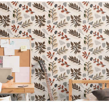 Kvetinové rôzne tvary kvetinové tapety - Tenstickers