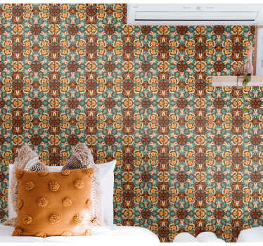 Fliesen Tapeten Vintage mandala elemente - TenStickers