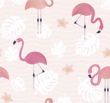 Tapete za zid  životinjske flamingo vedrina - TenStickers