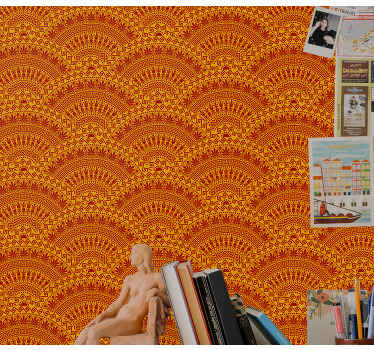 Tapete geometrisch geometrische bogenmuster - TenStickers