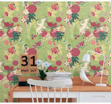 Modern Chinese style modern wallpaper - TenStickers