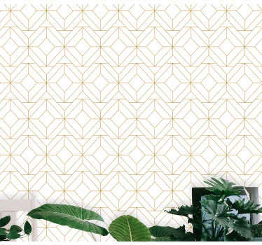 Tapete geometrische Muster geometrisches würfeldesign - TenStickers