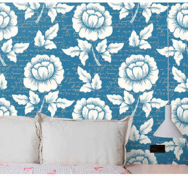 kvetinová tapeta elegantný kvetinový scenár - Tenstickers