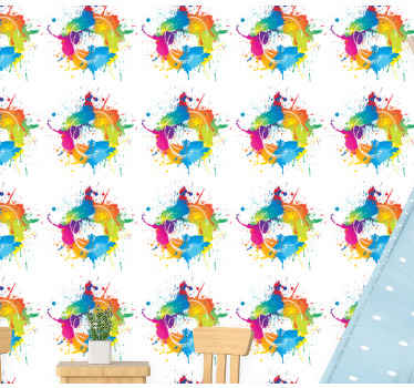 墙纸 艺术 泼墨油漆效果 - TenStickers