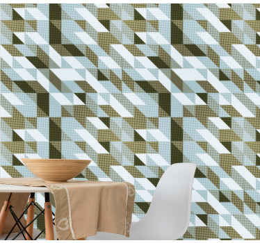 Papel pintado moderno Triángulos modernos - TenVinilo