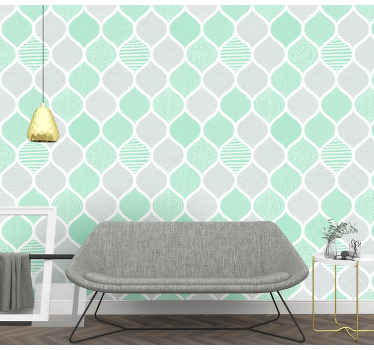 Tapete geometrisch geometrische strukturierte muster - TenStickers