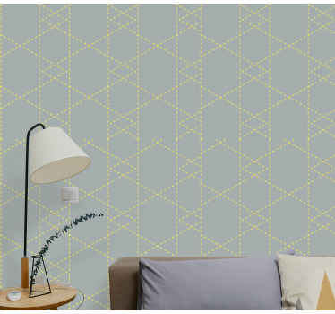 Papel pintado triangulos Triángulos de origami pantone - TenVinilo