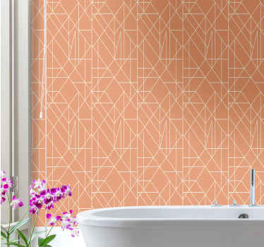 Papel tapiz geométrico lineal geométrico - TenVinilo