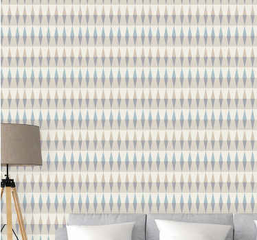 Tapete geometrisch stilisiertes rautenmuster - TenStickers