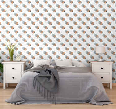 墙纸 艺术 抽象圆点图案 - TenStickers