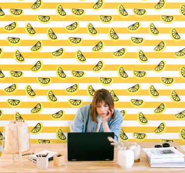 Simboli limuna dizajn moderne tapete - TenStickers