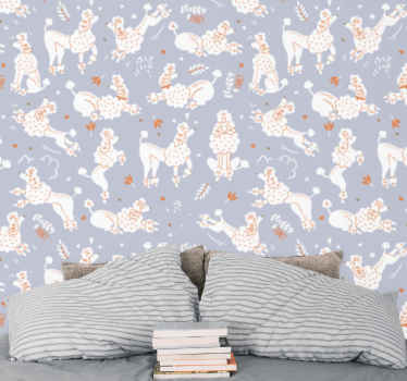 Llama Pattern Arrangement animals wallpaper - TenStickers