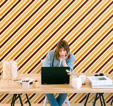 Tapety s horizontálnymi pruhmi diagonálny pruhový vzor - Tenstickers