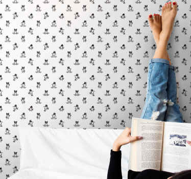 Bulldogs On Skateboard cute dog wallpaper - TenStickers