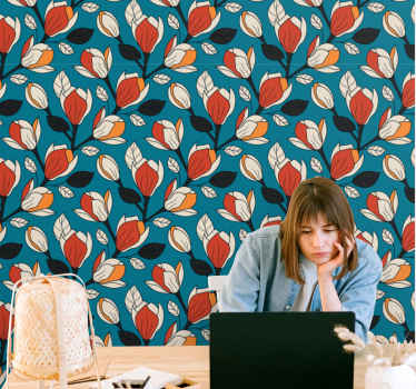 tapety na stenu kvety kvetinové vzorované pozadie - Tenstickers