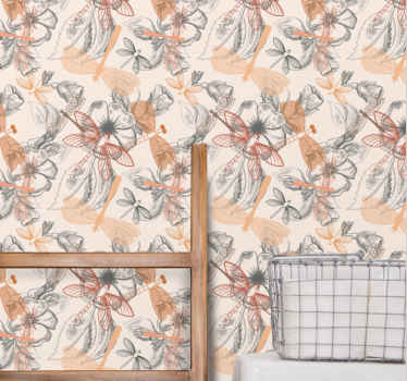 Kvety a zvieratá kvetinové tapety - Tenstickers