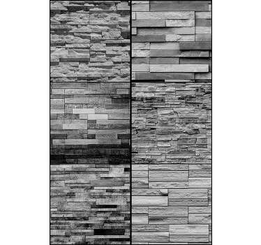Add some stunning stone wallpaper to your home with this superb design depicting a great amount of grey stones! Easy to apply.