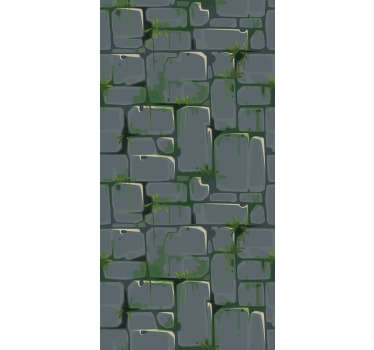 This 3d  wallpaper is an original and rustic decoration ideal for your kids bedroom. Bring joy and originality to your kids walls!