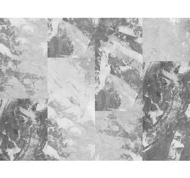 Gray wallpaper with a simple but beautiful pattern composed of concrete rectangles ideal for more minimalist and neutral decorations.