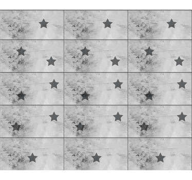 Look at those modern living room wallpapers! Aren't they amazing? It seems like the stars are floating in your room, transforming it in a unique place