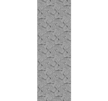 Papel pintado imitación hormigón con pájaros, un diseño exclusivo para las paredes de tu hogar. Empapela con productos hechos a medida para ti.