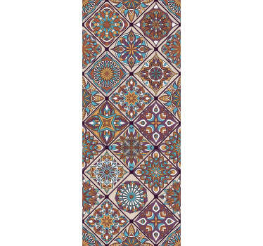 Aduce viața, sufrageria sau bucătăria la viață cu acest tapet de gresie de vinil magnific și super colorat. Ușor de aplicat.